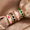 Alloy Love Heart Electroplated Ring Set For Women