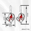 Alloy Lovely Animal Zodiac Heart Shape Earrings Jewelry