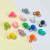 Alloy Macaron Color Solid Color Round Bead Pendant Mobile Phone Chain Key Chain Jewelry Accessories With Baking Paint