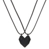 Alloy Magnetic Love Splicing Clavicle Chain Couple Necklace With Heart Pattern And Electroplating Treatment