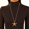 Alloy Marine Animal Clavicle Chain Necklace With Electroplating Design