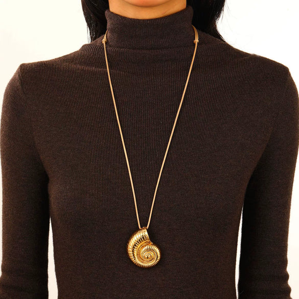 Alloy Marine Animal Clavicle Chain Necklace With Electroplating Design