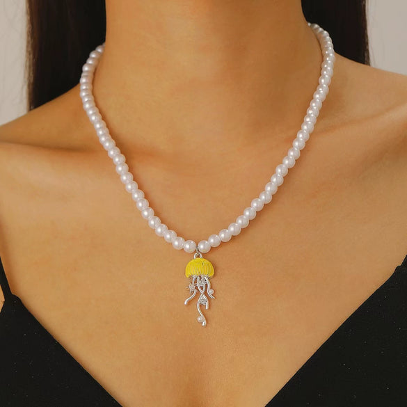 Alloy Marine Life Animal Style Earrings And Necklace With Electroplating