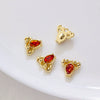 Alloy Marine Life Crab Lobster Zircon Pendant Electroplated Diy Jewelry Accessories