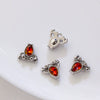 Alloy Marine Life Crab Lobster Zircon Pendant Electroplated Diy Jewelry Accessories