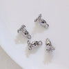 Alloy Marine Life Hippocampus Octopus Conch Electroplated Pendant Jewelry Accessories