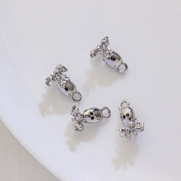 Alloy Marine Life Hippocampus Octopus Conch Electroplated Pendant Jewelry Accessories