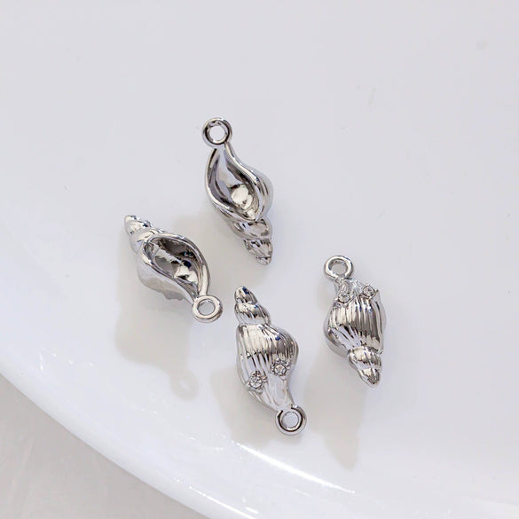 Alloy Marine Life Hippocampus Octopus Conch Electroplated Pendant Jewelry Accessories