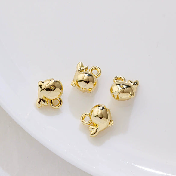 Alloy Marine Life Hippocampus Octopus Conch Electroplated Pendant Jewelry Accessories