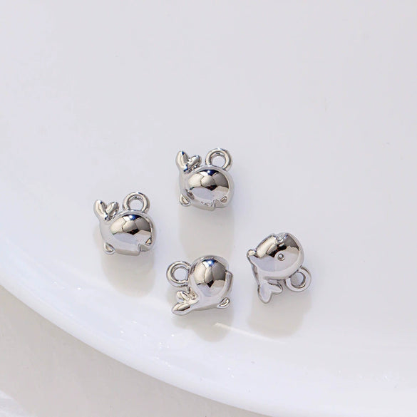 Alloy Marine Life Hippocampus Octopus Conch Electroplated Pendant Jewelry Accessories