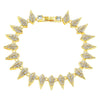 Alloy Men's Hiphop Style Geometric Diamond Stitching Bracelet Jewelry