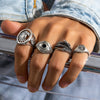 Alloy Men's Jewelry Retro Distressed Animals Zodiac Ring