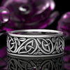 Alloy Men's Ring With Geometric Pattern And Electroplating Viking Wolf Punk Style