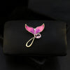 Alloy Mermaid Tears Brooch Electroplated Men's And Women's Accessories