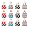 Alloy Mesh Handbag And Jewelry Accessories With Totem Pattern And Dripping Oil Design