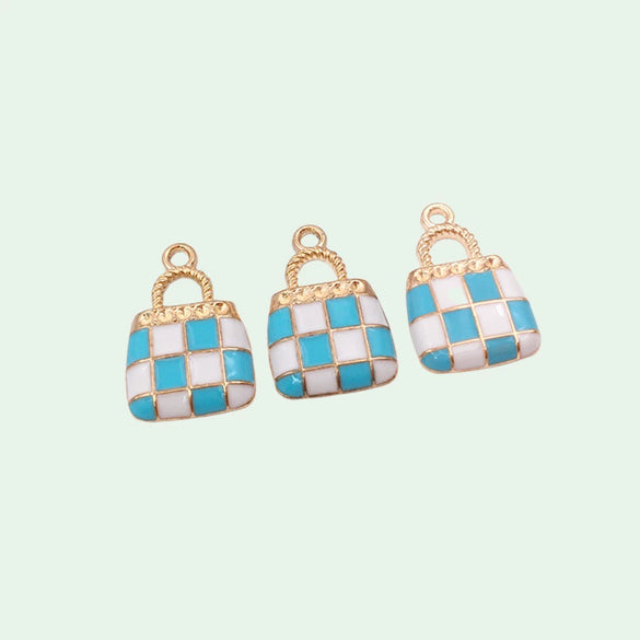 Alloy Mesh Handbag And Jewelry Accessories With Totem Pattern And Dripping Oil Design