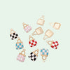 Alloy Mesh Handbag And Jewelry Accessories With Totem Pattern And Dripping Oil Design