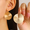 Alloy Metal Geometric Style Electroplated Women's Earrings