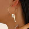 Alloy Metal Geometric Style Electroplated Women's Earrings