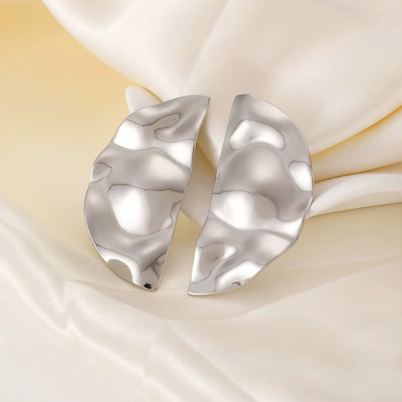 Alloy Metal Geometric Style Electroplated Women's Earrings