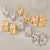 Alloy Metal Geometric Style Electroplated Women's Earrings