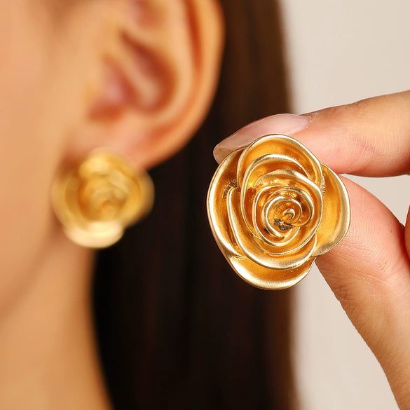 Alloy Metal Geometric Style Electroplated Women's Earrings