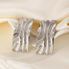 Alloy Metal Geometric Style Electroplated Women's Earrings