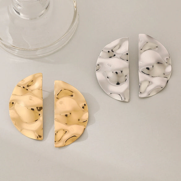 Alloy Metal Geometric Style Electroplated Women's Earrings
