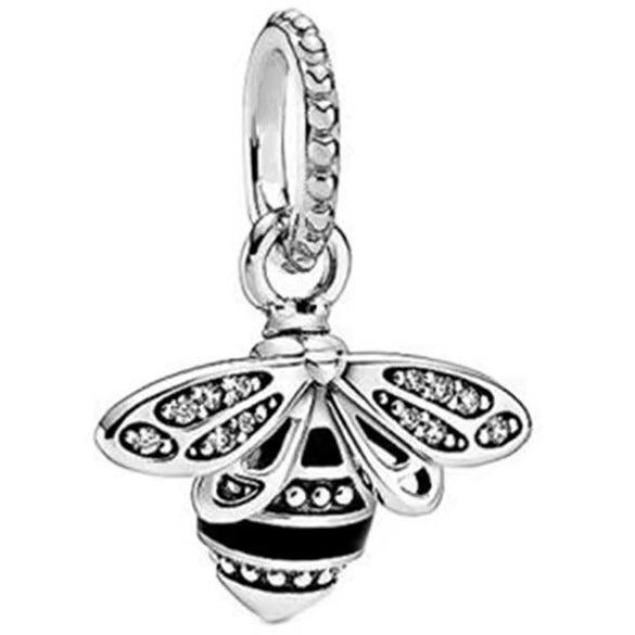 Alloy Metal Totem Pattern Rabbit Star Hollow Love Diy Loosely Beaded Bracelet With Electroplating Treatment