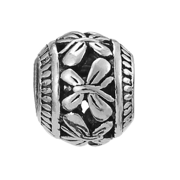 Alloy Metal Totem Pattern Round Beads Electroplated Crown Bracelet Jewelry Accessories