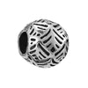 Alloy Metal Totem Pattern Round Beads Electroplated Crown Bracelet Jewelry Accessories