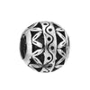 Alloy Metal Totem Pattern Round Beads Electroplated Crown Bracelet Jewelry Accessories