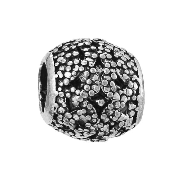 Alloy Metal Totem Pattern Round Beads Electroplated Crown Bracelet Jewelry Accessories