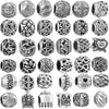 Alloy Metal Totem Pattern Round Beads Electroplated Crown Bracelet Jewelry Accessories
