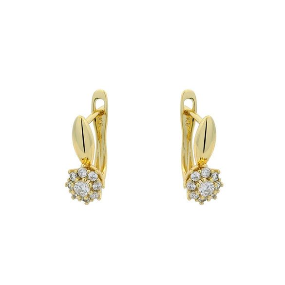 Alloy Micropaved Zircon Electroplated Women's Earrings
