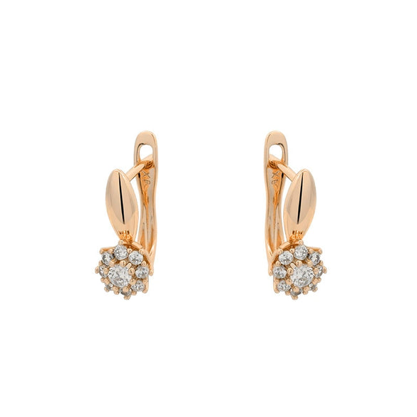 Alloy Micropaved Zircon Electroplated Women's Earrings