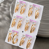Alloy Micropaved Zircon Niche Design Electroplated Women's Earrings