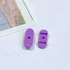 Alloy Mini Skateboard Macaron Color Jewelry Accessories Mobile Phone Chain Necklace Hairpin