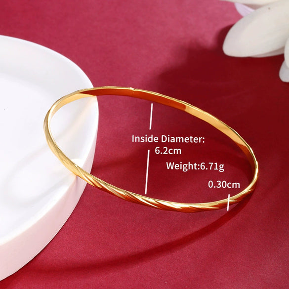 Alloy Minimalist Geometric Electroplated Bracelet For Women