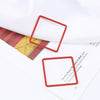 Alloy Minimalist Hollow Square Diy Handmade Jewelry Accessories Pendant Earrings With Baking Paint