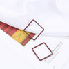 Alloy Minimalist Hollow Square Diy Handmade Jewelry Accessories Pendant Earrings With Baking Paint