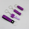 Alloy Minimalist Key Pendant Keychain With Electroplating For Men And Women