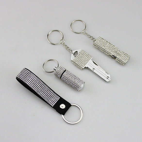 Alloy Minimalist Key Pendant Keychain With Electroplating For Men And Women