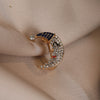 Alloy Moon Shaped Electroplated Minimalist Female Brooch