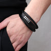 Alloy Multilayer Braided Magnetic Buckle Fashion Geometric Electroplated Unisex And Men's Bracelet
