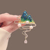 Alloy Natural Flower Style Electroplated Women's Brooch