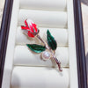 Alloy Natural Freshwater Pearl Flower Brooch Electroplated Fashion Ol Women's Decoration