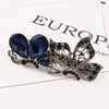 Alloy Natural Style Diamond Black Bow Hairpin Women's Hair Accessories
