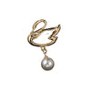 Alloy Natural Style Swan And Flower Brooch Buckle With Electroplating