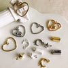 Alloy Niche Fashion Love Moon Star Pendant Necklace And Mobile Phone Chain Diy Accessories